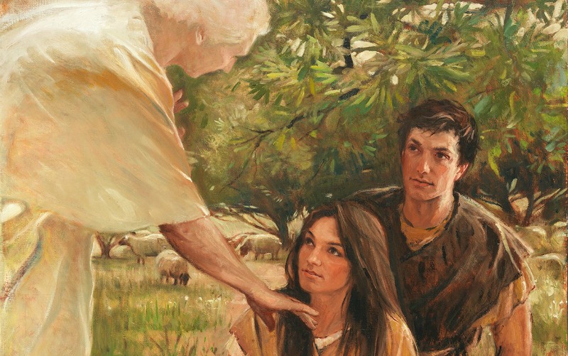 Ангел является Адаму и Еве